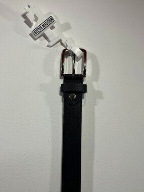 Steve Madden Men's Black Faux Leather Belt - Size Small - NWT